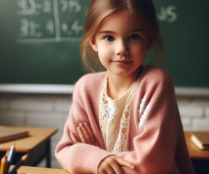 Dziewczynka w klasie